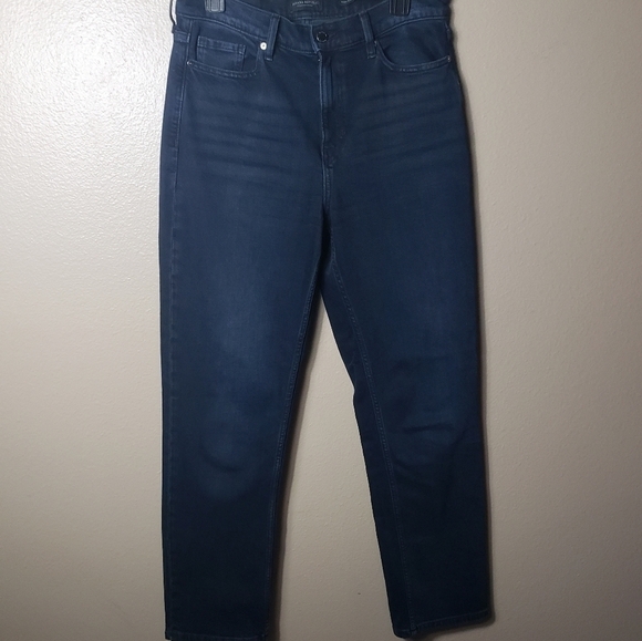 Banana Republic Premium Denim High-Rise Straight Jeans-Size 30L - Picture 1 of 8